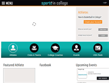 Tablet Screenshot of basketballincollege.com